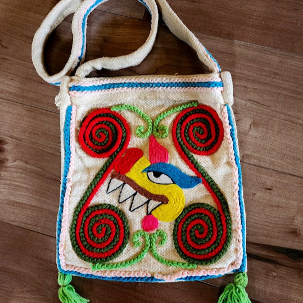 1970's Macrame Bag